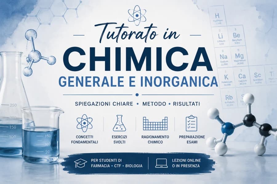 tutorato chimica inorganica