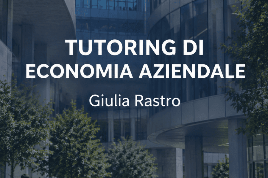 tutoraggio economia aziendale
