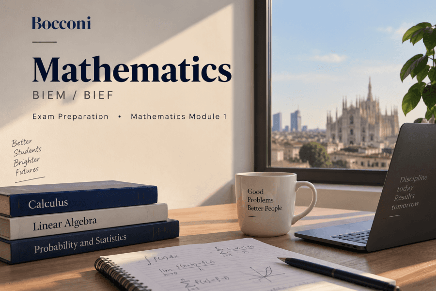 Bocconi Mathematics I – BIEM/BIEF Exam Preparation